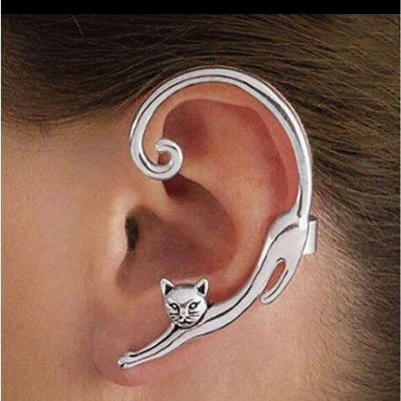 NWOT-Cat Earring/Clip   - Picture 1 of 3